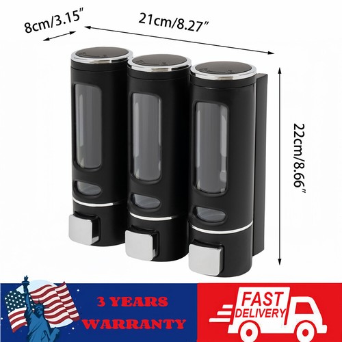 Chamber wall mounted - 3-chamber, wall-mounted