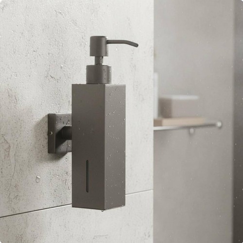 Wall mounted soap dispenser - mounted,